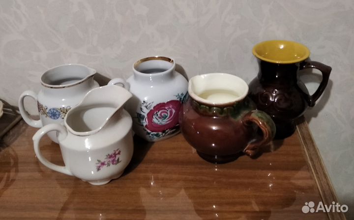 Молочники СССР винтаж