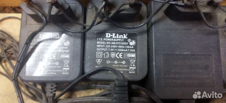 Блок питания трансформаторный 7,5в, 1А