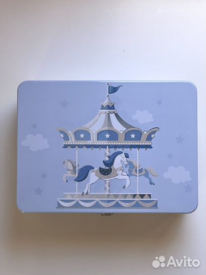 Набор жестяных коробок с замком, 3 шт