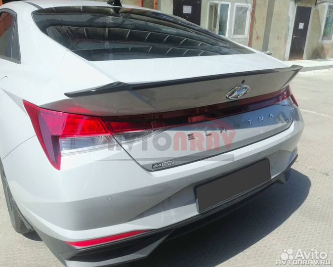 Лип-Спойлер M&S для Hyundai Elantra 7 (CN7)