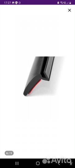 Уплотнитель на стык лобового стекла и крыши