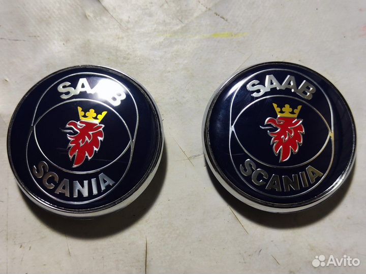 Эмблема Saab Skania 68 мм перед/зад