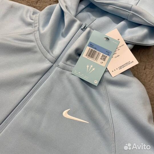 Зип худи Nocta Nike tech голбого цвета