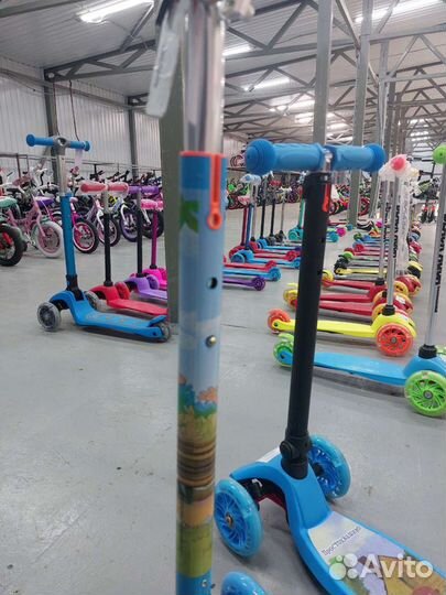 Самокат трехколесный City Ride / Союзмультфильм