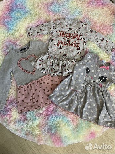 Платье на девочку 92