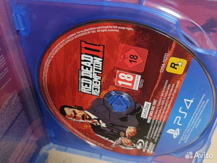 Red Dead Redemption 2 ps4 2 диска