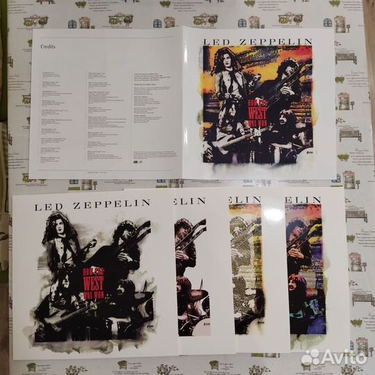 LED zeppelin HOW THE west WAS WON. 4LP BOX