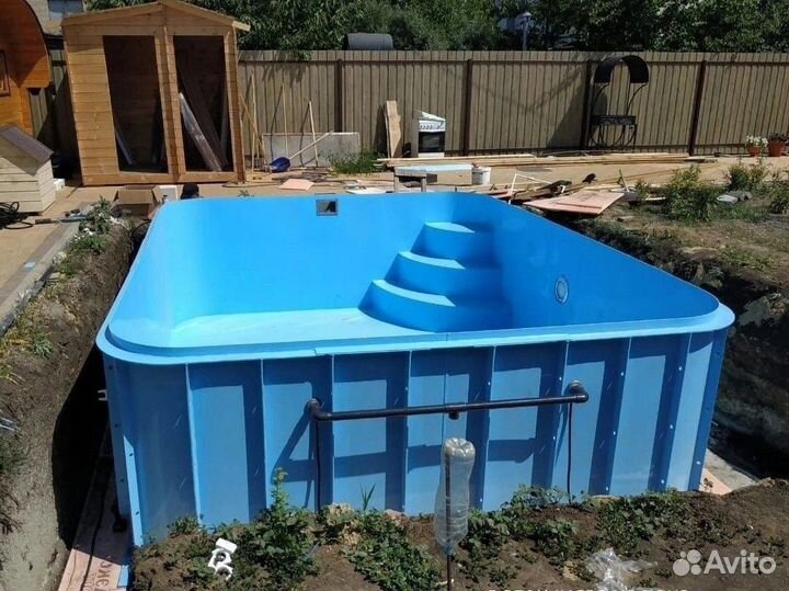 Пластиковый бассейн