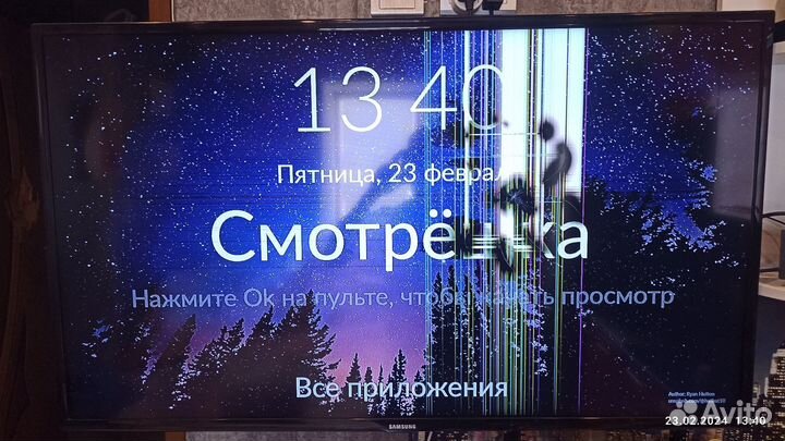 Телевизор samsung SMART tv 46 диагональ