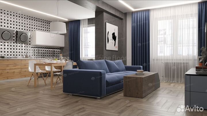 Alpine floor Light Parquet SPC ламинат Дуб Исида е