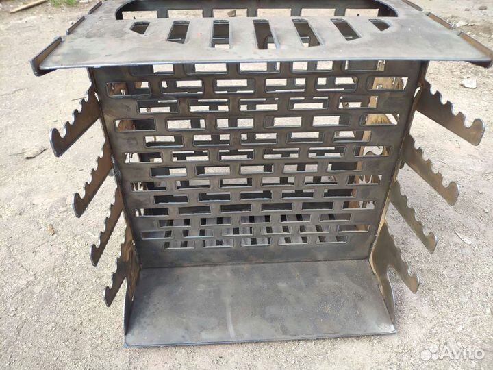Мангал вертикальной загрузки разборный