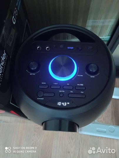 Блютуз колонка с радио
