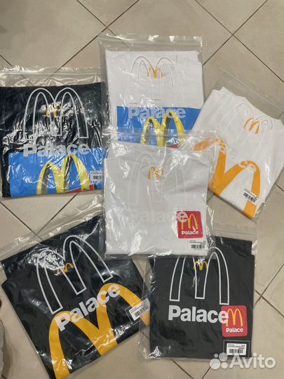 Футболка Palace Mcdonalds M,L Оригинал Новая