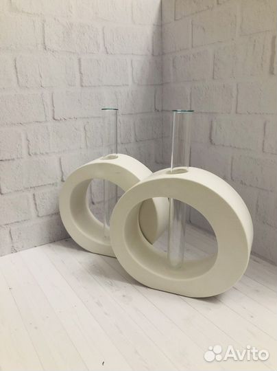 Декор из гипса, ваза, кашпо, поднос, подарок