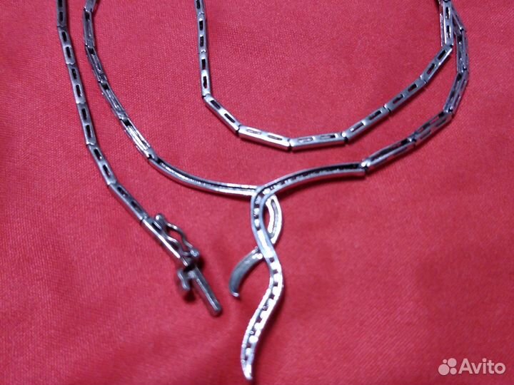 Колье серебро Италия 45 см