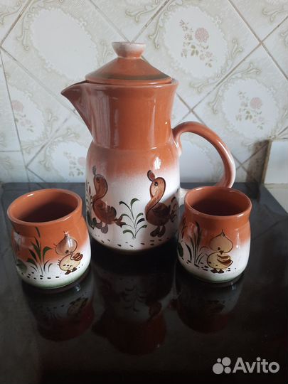 Пиала, чайник заварочный, кувшин, ваза