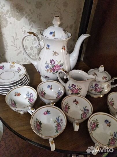 Кофейный сервиз гдр Райхенбах