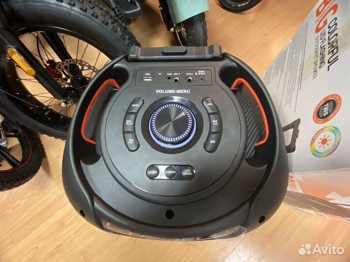 Мощная Беспроводная колонка Hoco 60W. Караоке+Басы