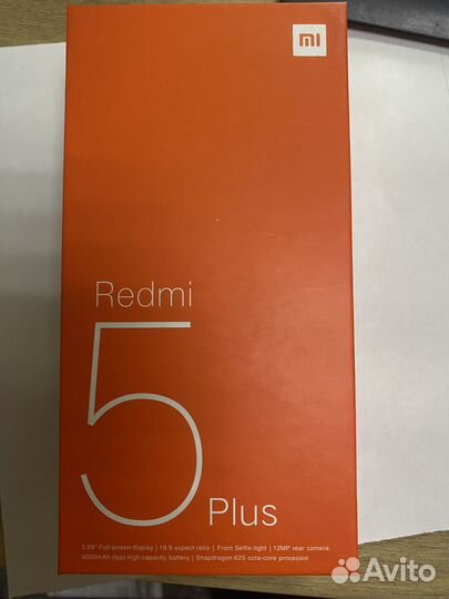 Смартфон Xiaomi Redmi 5 Plus 64Gb (арт 2111017)