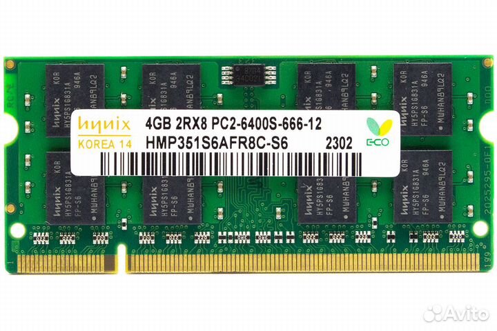 Новая память ноутбука DDR2 4GB Hynix PC-6400