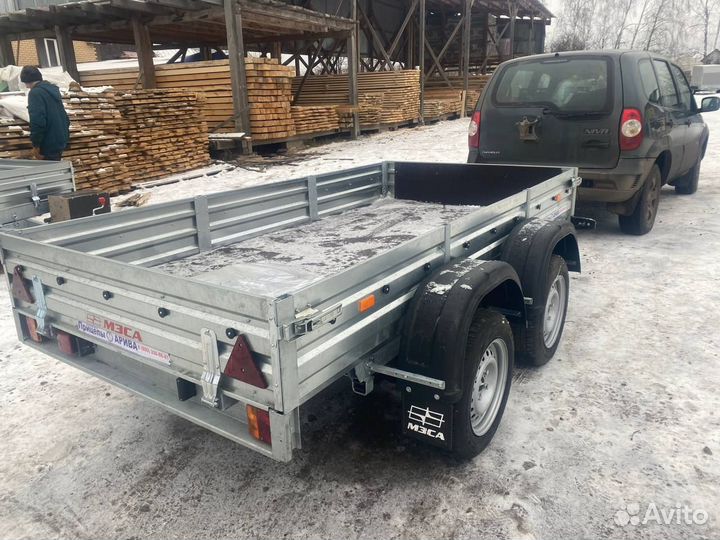 Прицеп двухосный мзса 817733.022. Легковой
