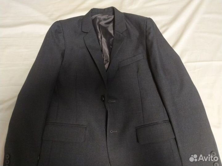 Пиджак серый 134 школьный для мальчика