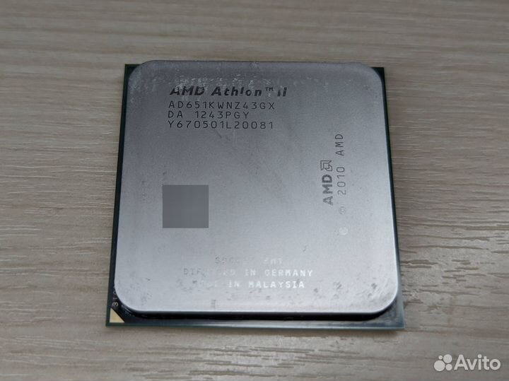 Процессор AMD Athlon II X4 651K
