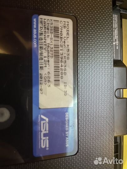 Ноутбук Asus k53s