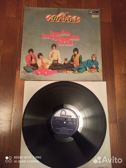 Пластинка рок Attention