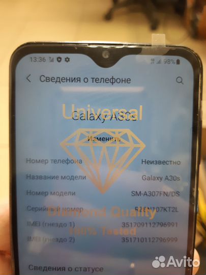 Системная плата samsung a307f