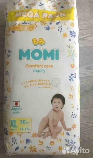 Подгузники трусики momi XL 5 (50шт)