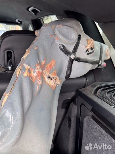 Старанная фигура игрушка конь винтаж