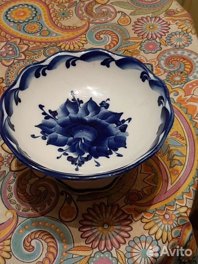 Гжель,конфетница,пепельница