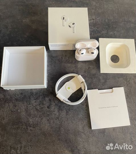 Беспроводные наушники apple airpods 3