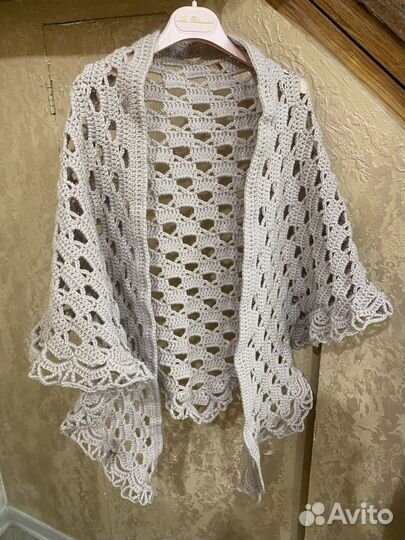 Шаль ручной работы