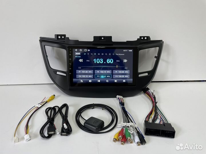 Магнитола 2/32 на Hyundai Tucson 3 android