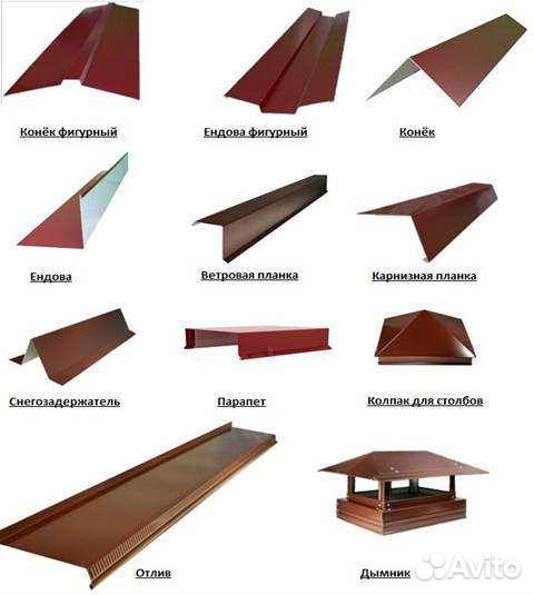 Планка конька. Изготовитель