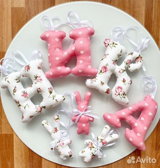 Буквы подушки