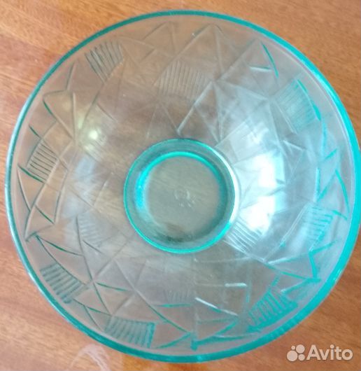 Салатница цветное стекло СССР