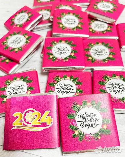 Брендированный шоколад с логотипом или фото