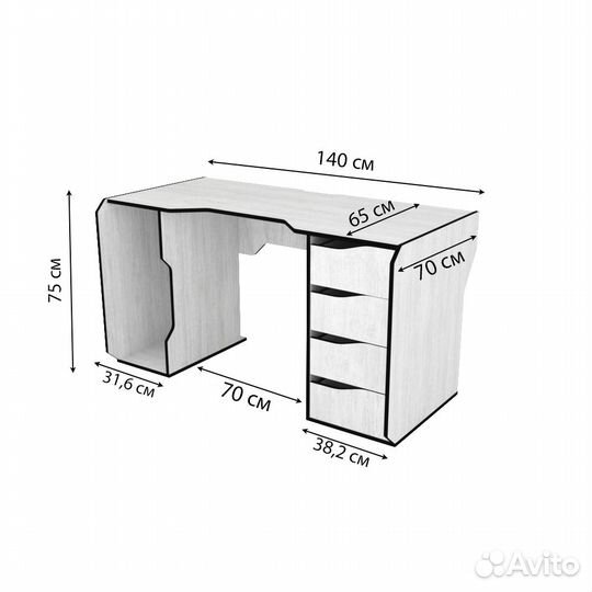 Игровой Компьютерный стол