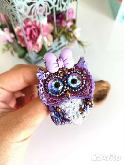Брошь ручной работы