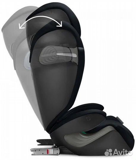 Автокресло 2/3 Cybex Solution S i-Fix, deep black