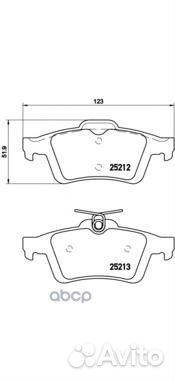 Колодки тормозные P24148 P24148 Brembo