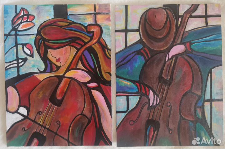 Картина. Холст. Акрил