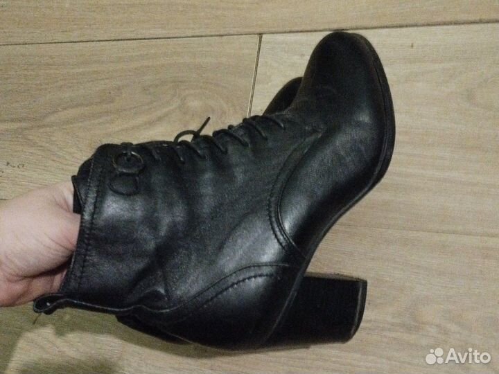 Женские ботинки Zenden 38р,кожа. Отлично. сост