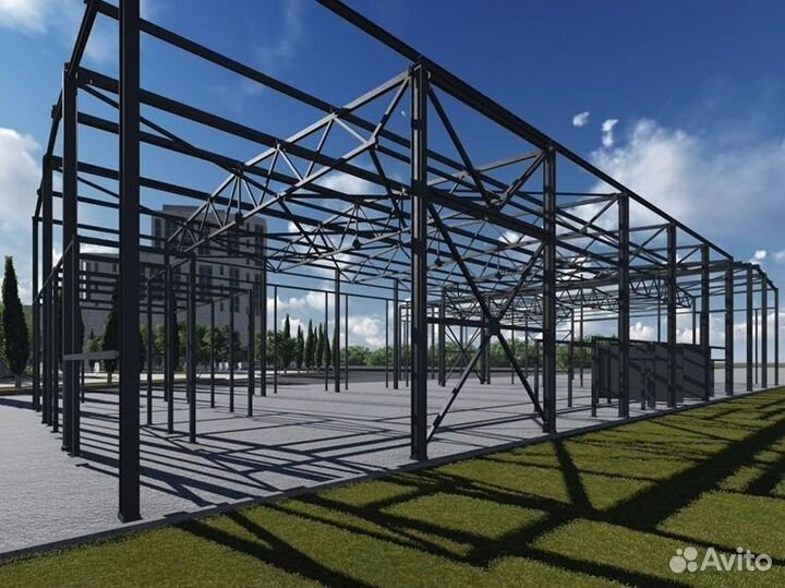 Металлоконструкции. Каркас здания