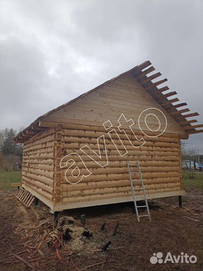 Сруб для бани со сборкой