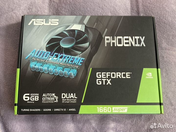 Видеокарта asus gtx 1660 super