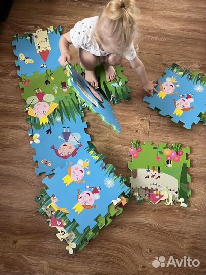 Складной детский коврик